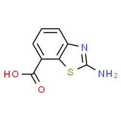 ChemSpider 2D Image | 2-aminobenzo[d]thiazole-7-carboxylic acid | C8H6N2O2S