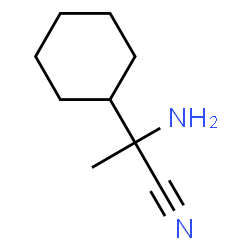 ChemSpider 2D Image | 2-Amino-2-cyclohexylpropanenitrile | C9H16N2