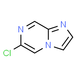 ChemSpider 2D Image | 6-Chloroimidazo[1,2-a]pyrazine | C6H4ClN3