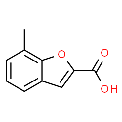 ChemSpider 2D Image | 7-Methyl-1-benzofuran-2-carboxylic acid | C10H8O3