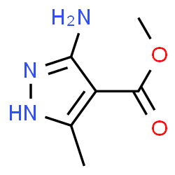 ChemSpider 2D Image | Methyl 3-amino-5-methyl-1H-pyrazole-4-carboxylate | C6H9N3O2