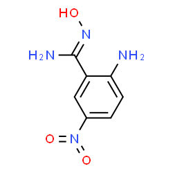 ChemSpider 2D Image | 2-Amino-N-hydroxy-5-nitrobenzenecarboximidamide | C7H8N4O3