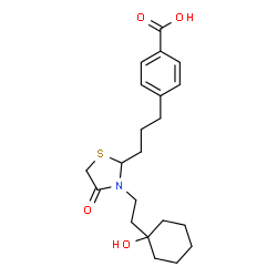 ChemSpider 2D Image | L-644122, (R)- | C21H29NO4S