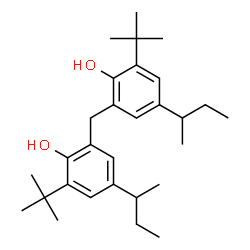 ChemSpider 2D Image | 2,2'-Methylenebis(4-sec-butyl-6-tert-butylphenol) | C29H44O2