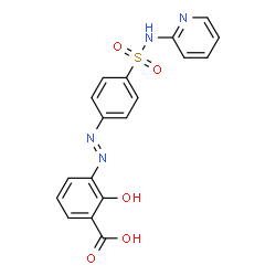 ChemSpider 2D Image | Sulfasalazine 3-isomer | C18H14N4O5S