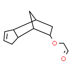 ChemSpider 2D Image | (Tricyclo[5.2.1.0~2,6~]dec-3-en-8-yloxy)acetaldehyde | C12H16O2