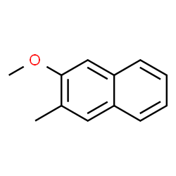 ChemSpider 2D Image | 2-Methoxy-3-methylnaphthalene | C12H12O