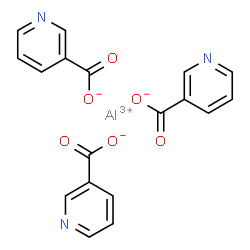 ChemSpider 2D Image | NIACIN ALUMINUM | C18H12AlN3O6