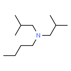 ChemSpider 2D Image | Butyl-diisobutyl-amine | C12H27N