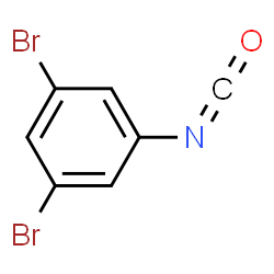 ChemSpider 2D Image | 1,3-Dibromo-5-isocyanatobenzene | C7H3Br2NO