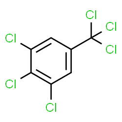 ChemSpider 2D Image | 1,2,3-Trichloro-5-(trichloromethyl)benzene | C7H2Cl6