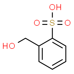 ChemSpider 2D Image | 2-(Hydroxymethyl)benzenesulfonic acid | C7H8O4S