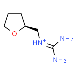 ChemSpider 2D Image | Diamino-N-[(2S)-tetrahydro-2-furanylmethyl]methaniminium | C6H14N3O
