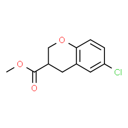 ChemSpider 2D Image | Methyl 6-chloro-3-chromanecarboxylate | C11H11ClO3