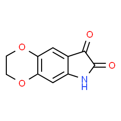 ChemSpider 2D Image | 2H-[1,4]dioxino[2,3-f]indole-7,8(3H,6H)-dione | C10H7NO4