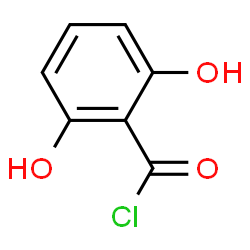 ChemSpider 2D Image | 2,6-Dihydroxybenzoyl chloride | C7H5ClO3