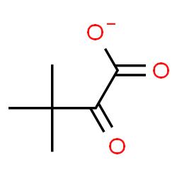 ChemSpider 2D Image | 3,3-Dimethyl-2-oxobutanoate | C6H9O3