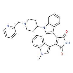 ChemSpider 2D Image | Enzastaurin | C32H29N5O2