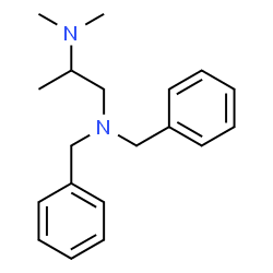 ChemSpider 2D Image | N~1~,N~1~-Dibenzyl-N~2~,N~2~-dimethyl-1,2-propanediamine | C19H26N2