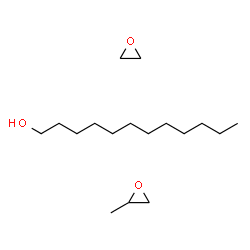 ChemSpider 2D Image | dodecan-1-ol; 2-methyloxirane; oxirane | C17H36O3