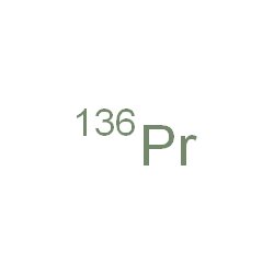 ChemSpider 2D Image | (~136~Pr)Praseodymium | 136Pr