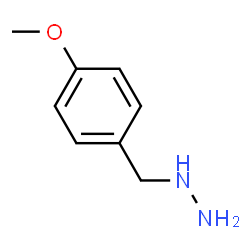 ChemSpider 2D Image | (4-Methoxybenzyl)hydrazine | C8H12N2O