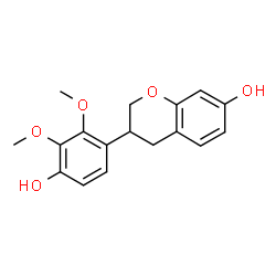 ChemSpider 2D Image | (+/-)-laxifloran | C17H18O5