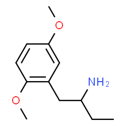 ChemSpider 2D Image | 1-(2,5-Dimethoxyphenyl)-2-butanamine | C12H19NO2