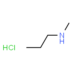 ChemSpider 2D Image | N-Methyl-1-propanamine hydrochloride (1:1) | C4H12ClN