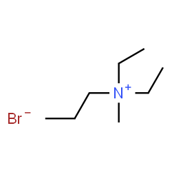 ChemSpider 2D Image | N,N-Diethyl-N-methyl-1-propanaminium bromide | C8H20BrN