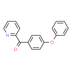 ChemSpider 2D Image | (4-Phenoxyphenyl)(2-pyridinyl)methanone | C18H13NO2