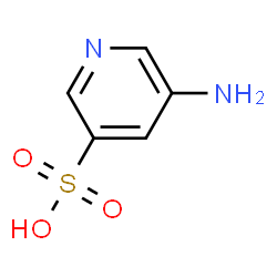 ChemSpider 2D Image | 5-Aminopyridine-3-sulfonate | C5H6N2O3S