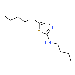 ChemSpider 2D Image | N,N'-Dibutyl-1,3,4-thiadiazole-2,5-diamine | C10H20N4S