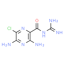 ChemSpider 2D Image | Amiloride | C6H8ClN7O