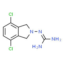 ChemSpider 2D Image | Aganodine | C9H10Cl2N4
