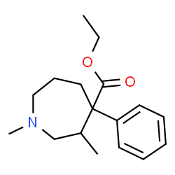ChemSpider 2D Image | Metethoheptazine | C17H25NO2