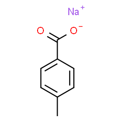 ChemSpider 2D Image | Sodium 4-methylbenzoate | C8H7NaO2