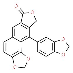 ChemSpider 2D Image | Helioxanthin | C20H12O6