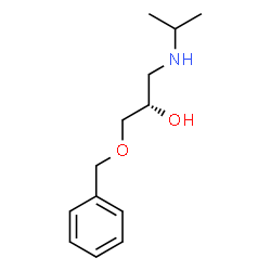 ChemSpider 2D Image | (2S)-1-(Benzyloxy)-3-(isopropylamino)-2-propanol | C13H21NO2
