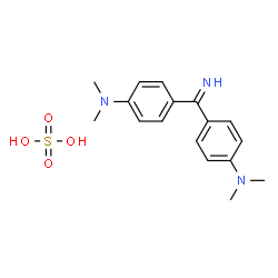 ChemSpider 2D Image | 4,4'-Carbonimidoylbis(N,N-dimethylanilinium) sulfate | C17H23N3O4S