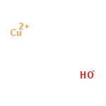 InChI=1/Cu.H2O/h;1H2/q+2;/p-1