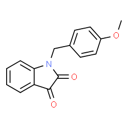 ChemSpider 2D Image | 1-(4-Methoxybenzyl)-1H-indole-2,3-dione | C16H13NO3