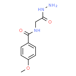 ChemSpider 2D Image | N-(2-Hydrazino-2-oxoethyl)-4-methoxybenzamide | C10H13N3O3
