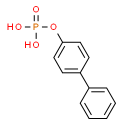 ChemSpider 2D Image | 4-Biphenylyl dihydrogen phosphate | C12H11O4P