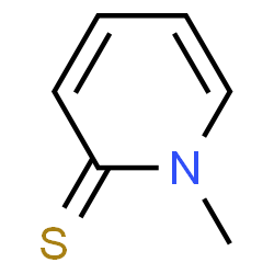 ChemSpider 2D Image | 1-Methyl-2(1H)-pyridinethione | C6H7NS