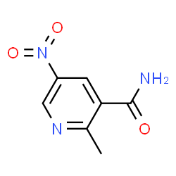 ChemSpider 2D Image | 2-Methyl-5-nitronicotinamide | C7H7N3O3