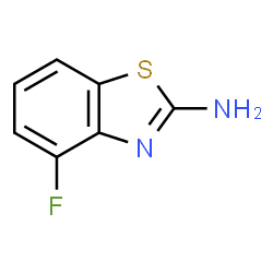 ChemSpider 2D Image | 4-Fluoro-2-benzothiazolamine | C7H5FN2S