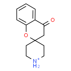 ChemSpider 2D Image | 4-Oxo-3,4-dihydrospiro[chromene-2,4'-piperidinium] | C13H16NO2