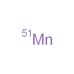 ChemSpider 2D Image | (~51~Mn)Manganese | 51Mn