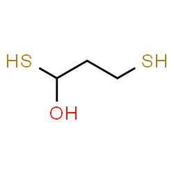 ChemSpider 2D Image | 1,3-Disulfanyl-1-propanol | C3H8OS2